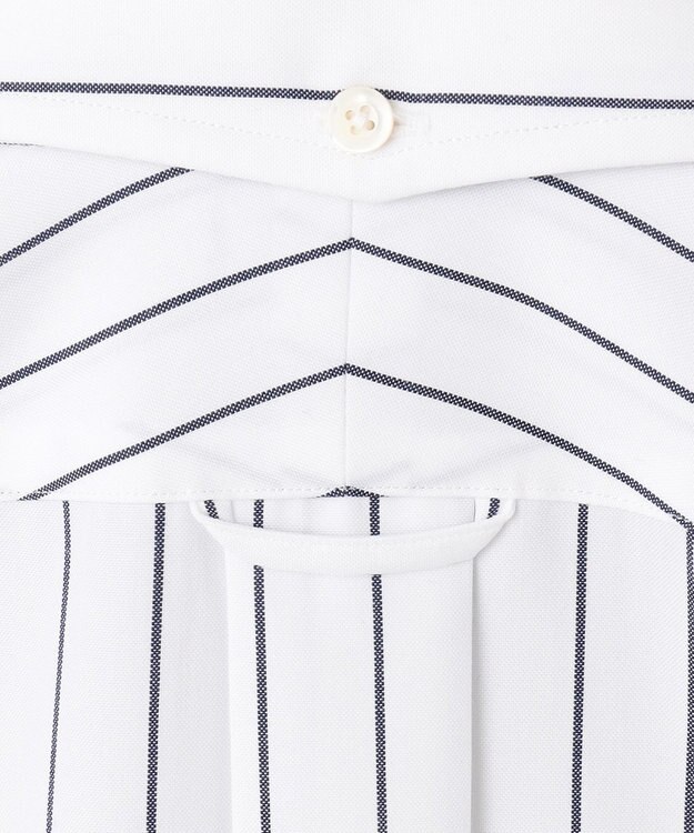 J.PRESS MEN 【KING SIZE】【PREMIUM PLEATS / 形態安定】スーピマコットンホールドストライプ シャツ/B.D. ネイビー系2