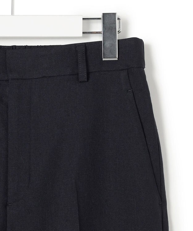 23区 S アイアスマットストレッチ ワイド パンツ ネイビー