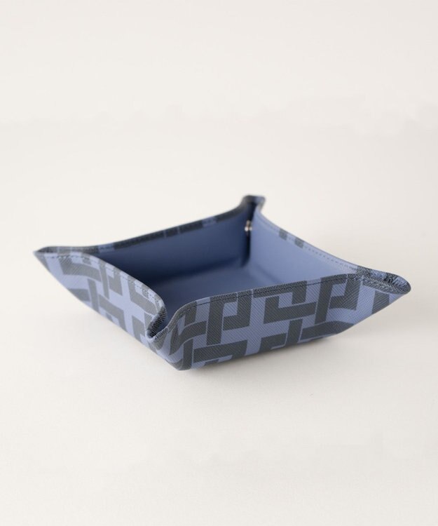 MIYABIYA La quoh with kirakaracho 角つなぎ プリントレザー レザートレー