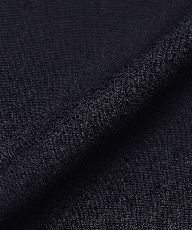 23区 S アイアスマットストレッチ ワイド パンツ ネイビー