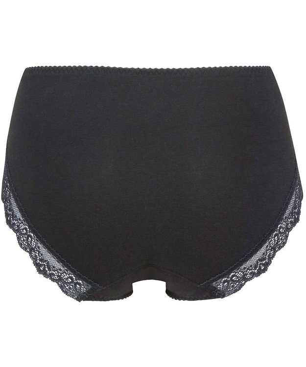 Wing Wing Lesiage 【3000シリーズ】 ペアショーツ はきこみ丈ふつう PF3000 ウイング／ワコール ブラック