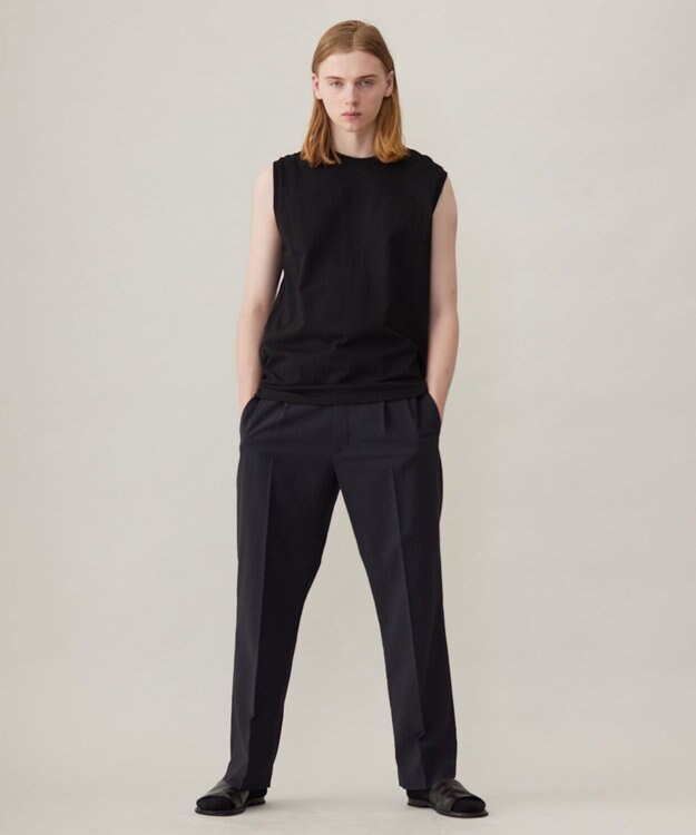 UNFILO MENS ベーシック タンクトップ クロ