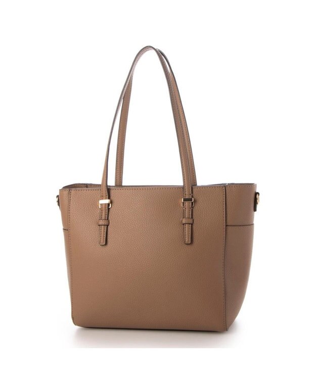 UNBILLION 【テレビ ドラマ着用アイテム】カシュカシュ cachecache / 横型金具ポイント2wayトートバッグ ベージュ