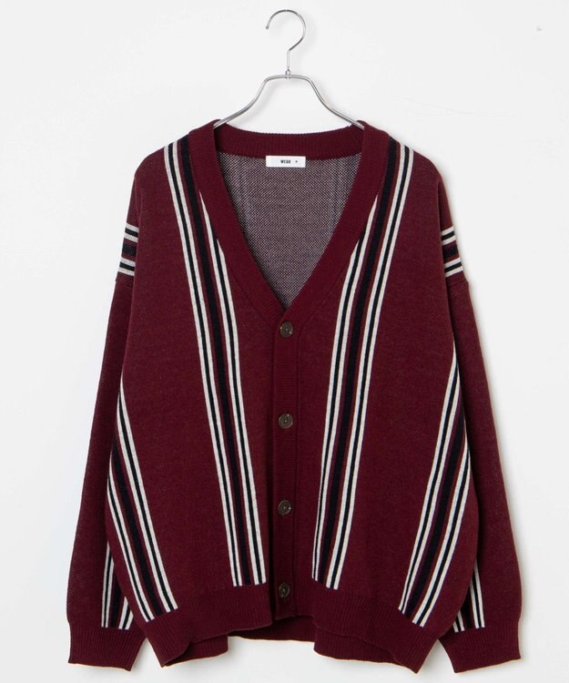 WEGO ルーズフィット総柄カーディガン 柄4