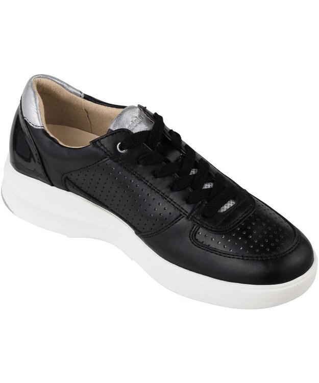 ASICS WALKING ペダラ レディース 2E 3.0cmヒール ブラック系