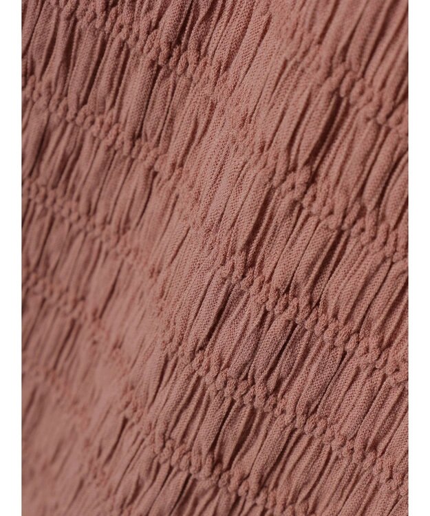 earth music&ecology シャーリングタンクトップ Pink