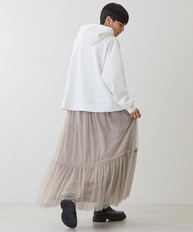 AMERICAN HOLIC フーディーポンチプルオーバー Off White