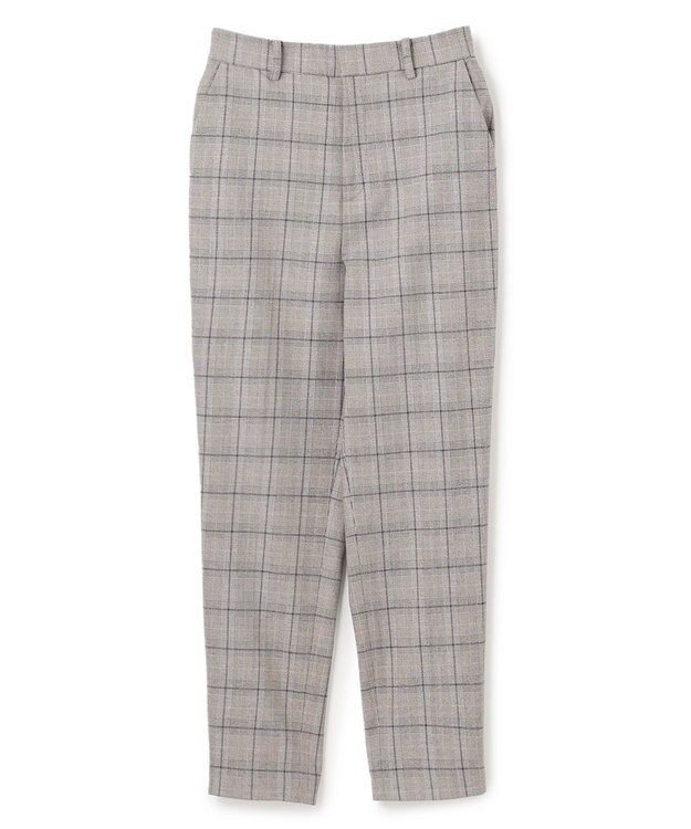 UNFILO beauty warm テーパードパンツ グレンチェック