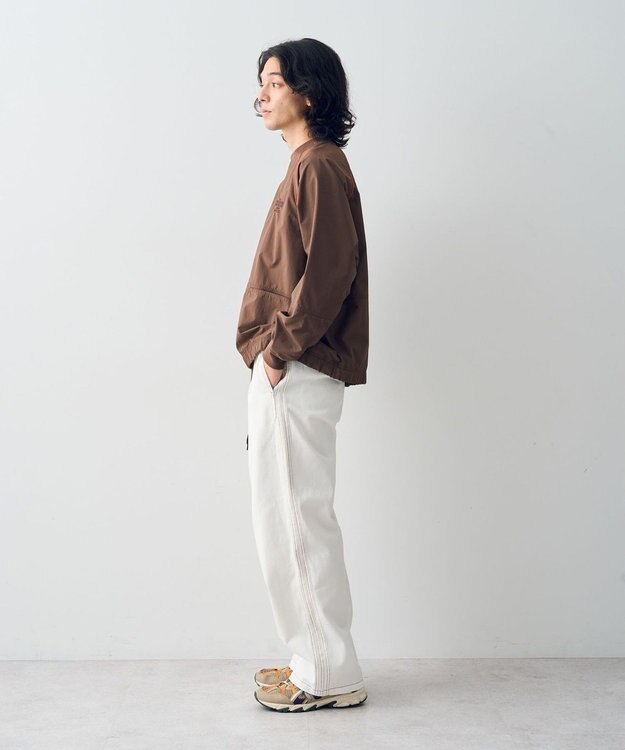 CRAFT STANDARD BOUTIQUE 【ユニセックス】ホワイトデニム2タックワイドテーパードパンツ White