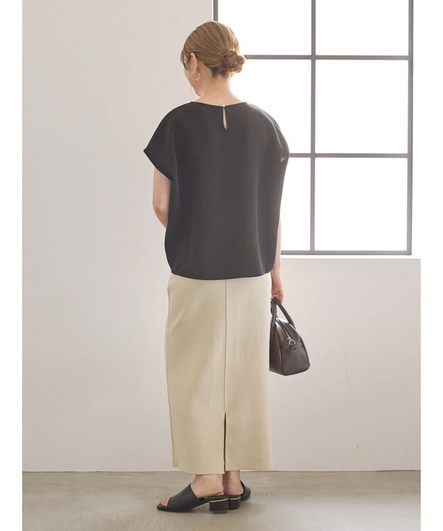 AMERICAN HOLIC 多機能フレンチスリーブブラウス Black