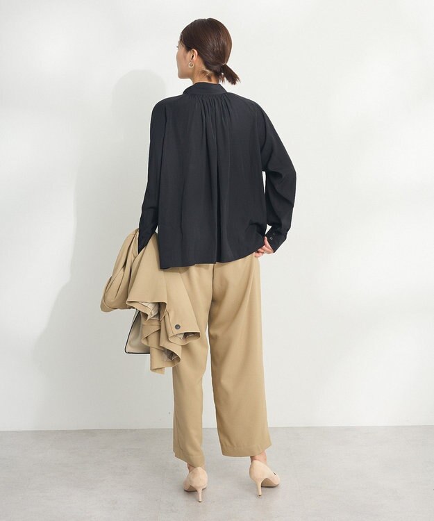 CRAFT STANDARD BOUTIQUE ２ＷＡＹボウタイブラウス Black