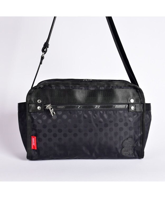 Y'SACCS 【PEANUTSコラボ】SNOOPY（スヌーピー） Polka Dots ショルダー ブラック