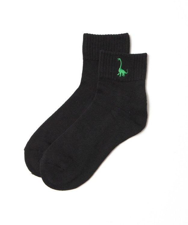 WEGO ダイナソー刺繍アンクルソックス 柄4