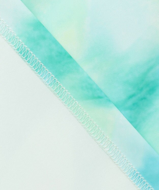 PW CIRCULUS 【吸水速乾 / UV遮蔽率99.5%  UVカット / ストレッチ】【MEN】タイダイ柄モックネックT ゴルフ ブルー系5