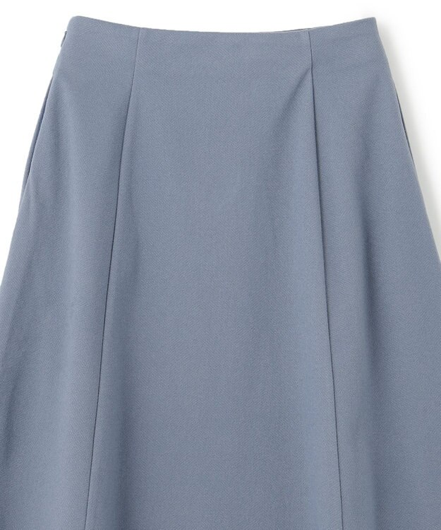 UNFILO ウールライクジャージー スカート ダスティーブルー