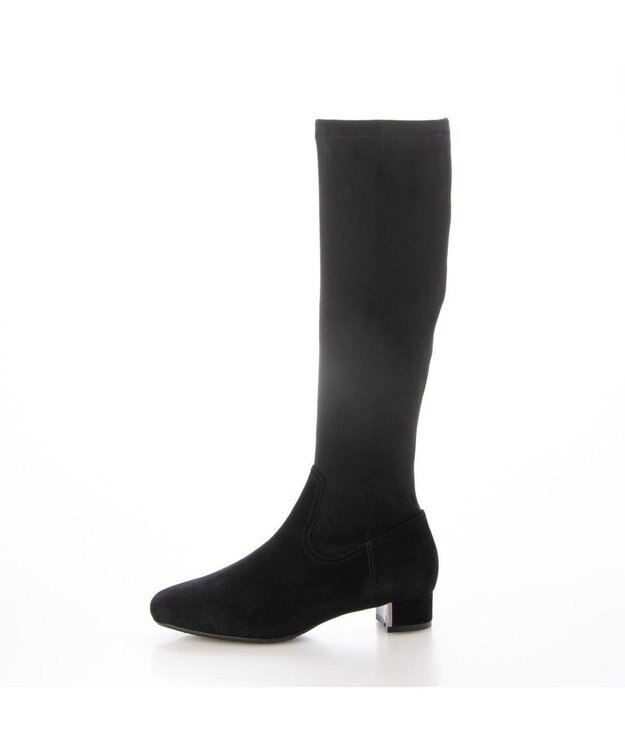 Riz raffinee <Riz raffinee>ストレッチロングブーツ ブラックスエード
