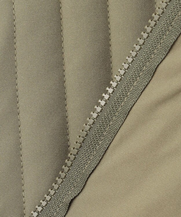 SHARE PARK LADIES 【UNISEX】キルティング蓄熱中綿 Ｖカーディガン（Mサイズ） カーキ