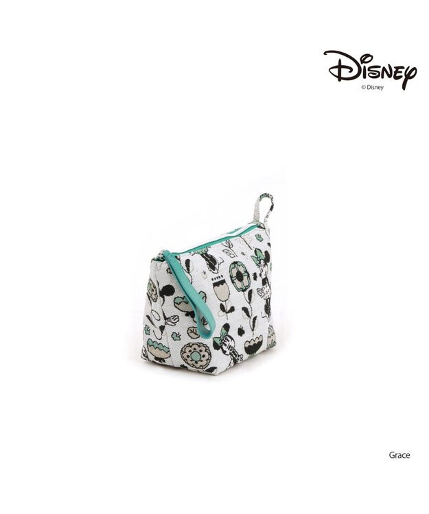 UNBILLION カシュカシュ cachecache / 【Disney】ジャガードポーチ アイボリー