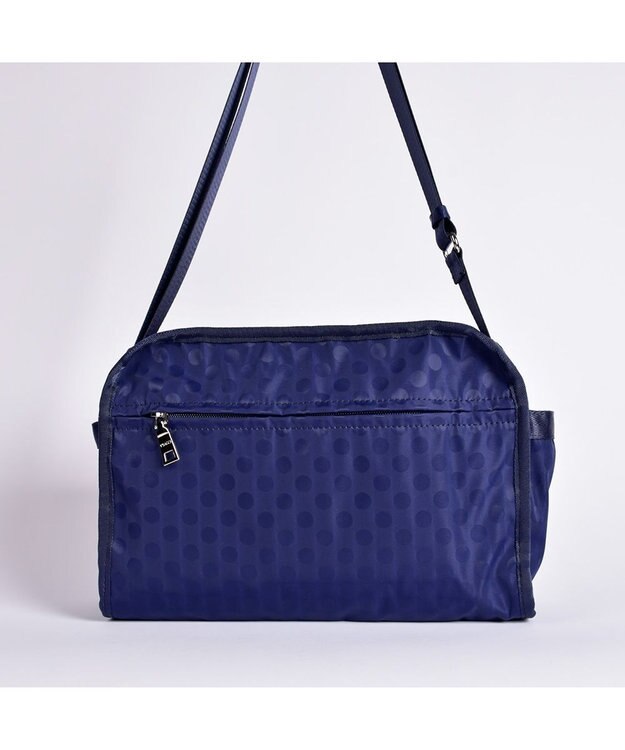 Y'SACCS 【PEANUTSコラボ】SNOOPY（スヌーピー） Polka Dots ショルダー ネイビー