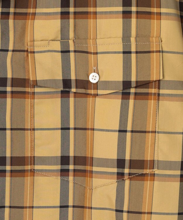 J.PRESS YORK STREET 【UNISEX】ツイルチェック シャツ オレンジ系3