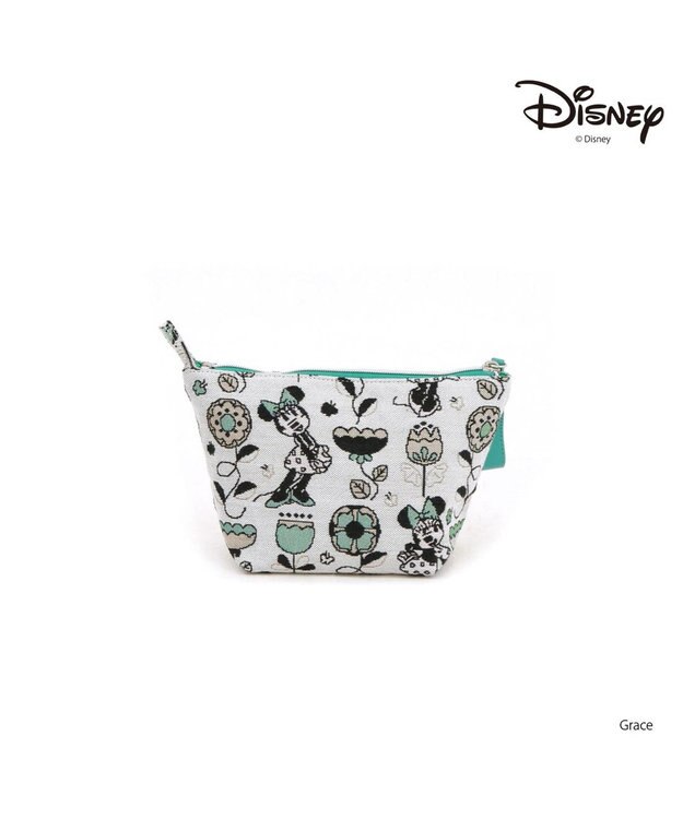 UNBILLION カシュカシュ cachecache / 【Disney】ジャガードポーチ アイボリー