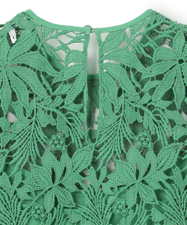 BEIGE， NARCISSUS / レースブラウス Pine Green