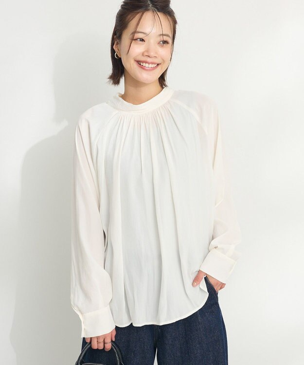 CRAFT STANDARD BOUTIQUE ２ＷＡＹボウタイブラウス Ivory