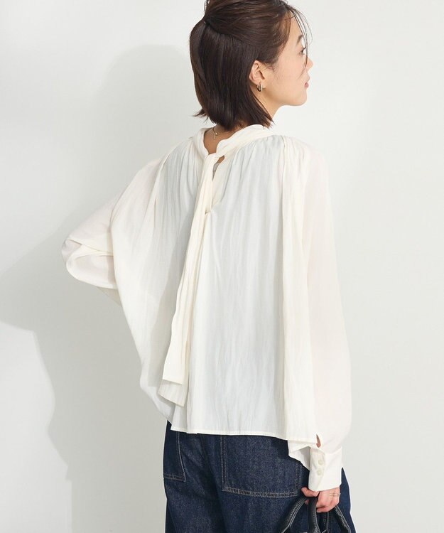 CRAFT STANDARD BOUTIQUE ２ＷＡＹボウタイブラウス Ivory