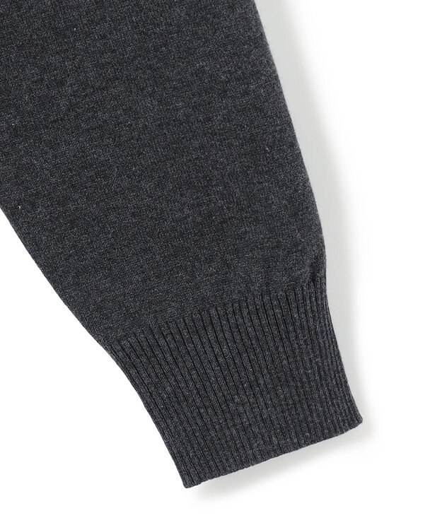 J.PRESS MEN 【WEB・一部店舗限定】フルジップカーディガン グレー系