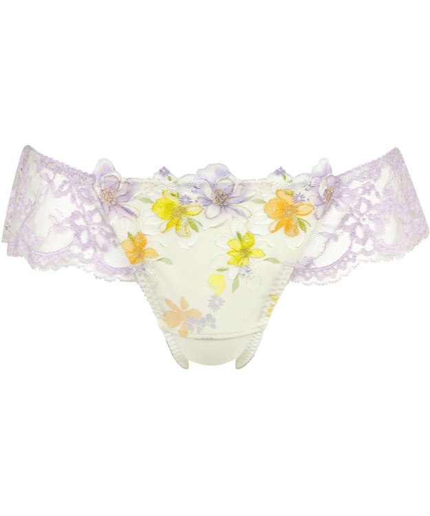 WACOAL Ｔバック ショーツ 【ハグするブラ】 BRB498とペア はきこみ丈あさめ ソング レディース PRA498 /ワコール クリーム