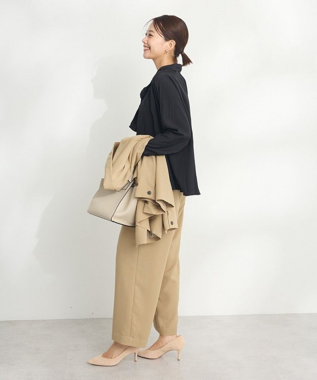 CRAFT STANDARD BOUTIQUE ２ＷＡＹボウタイブラウス Black