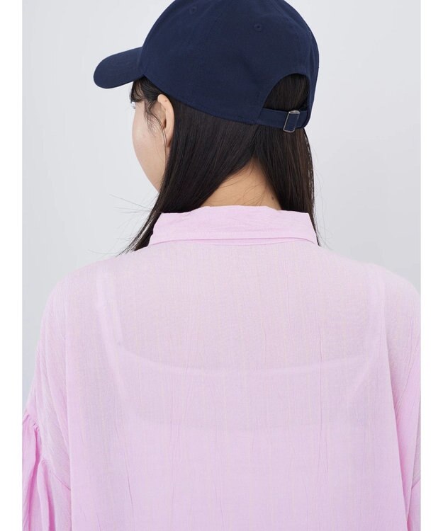 earth music&ecology レーヨンストライプワンピース Pink