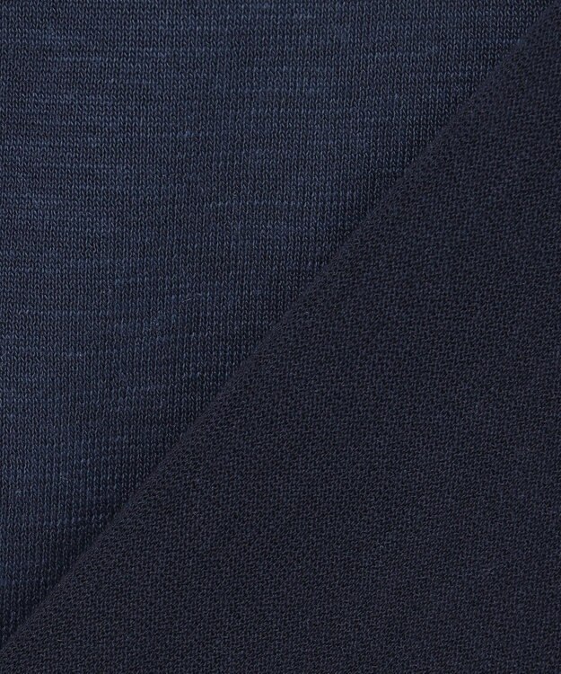 JOSEPH ABBOUD MOUNTAIN 【サステイナブル】オーガニックコットンアセテート ニットＴシャツ ネイビー系