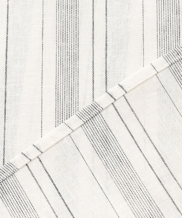 23区 L 【SLOW/一部店舗限定】ストライプエンブロイダリー ブラウス ホワイト系1