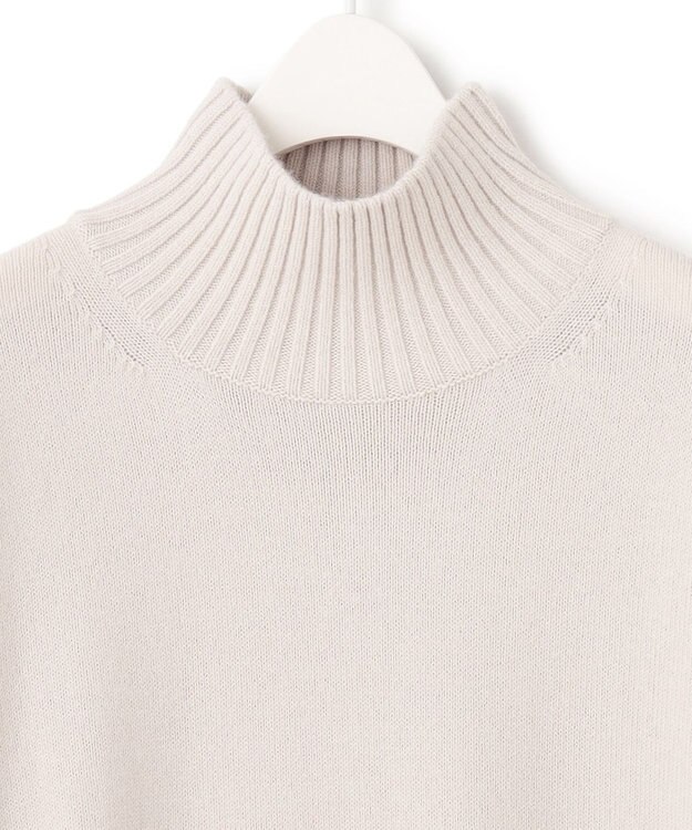 ICB 【WEB限定カラーあり・洗える】 ソフトカシミヤミックス ハイネックワンピース トープ系