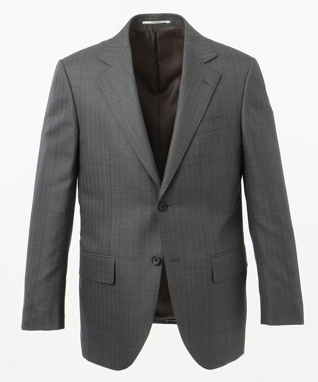 J.PRESS MEN 【ESSENTIAL CLOTHING】ヘリンボーンオーバーペーン スーツ グレー系4