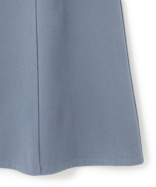 UNFILO ウールライクジャージー スカート ダスティーブルー