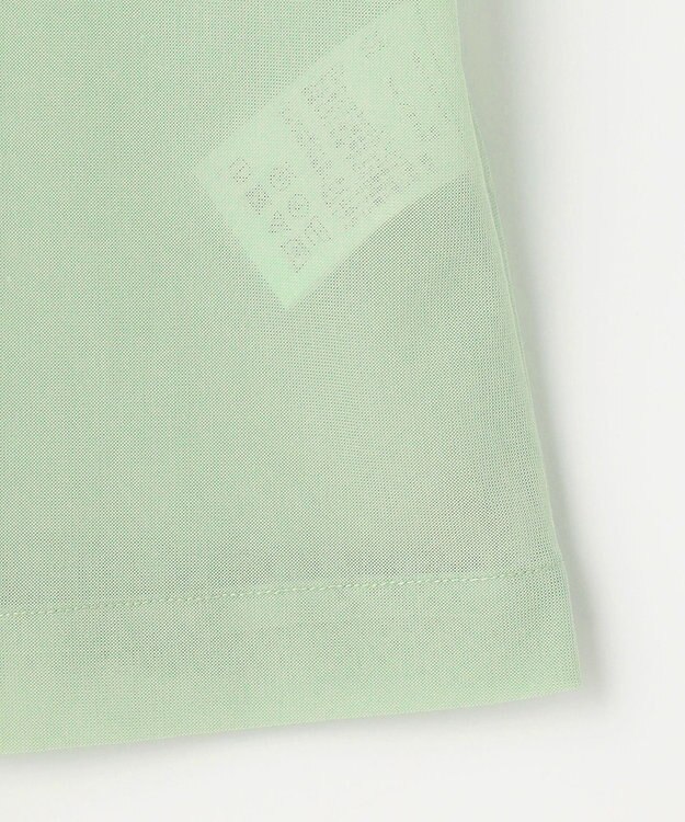 J.PRESS LADIES S シアードライトリコット フレアタック カットソー ソフトグリーン系