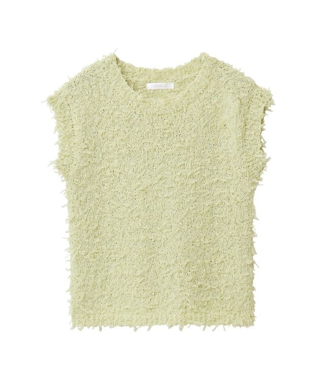 Green Parks ・ｓｗｉｎｇ　ｂｙ　チュールヤーンプルオーバー Light Yellow