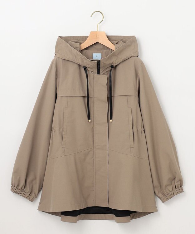 組曲 S 【WEB限定】フード付きライトブルゾン モカカーキ系
