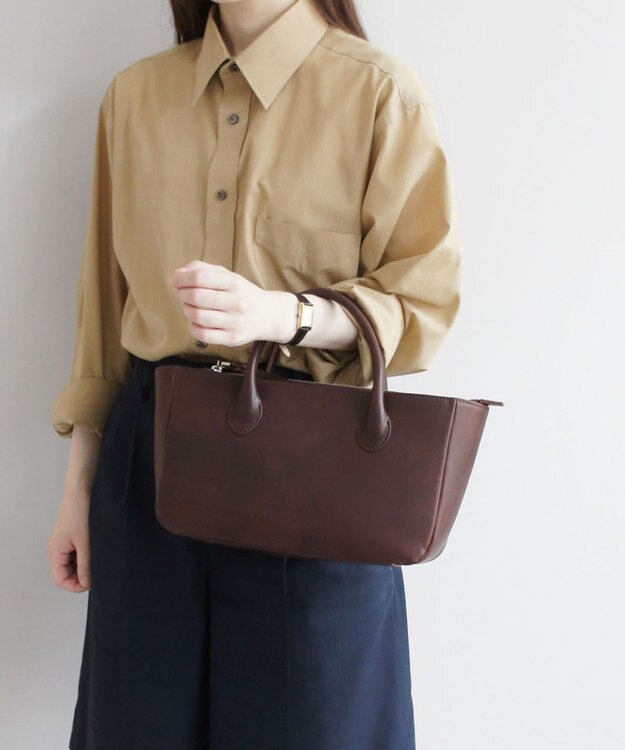 TIDEWAY Niks  ワイドトートバッグ ブラウン