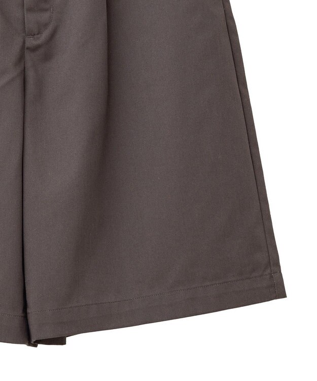 AMERICAN HOLIC ワンタックハーフパンツ Brown