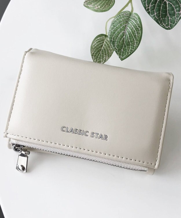 WEGO シンプルデザインウォレット オフホワイト