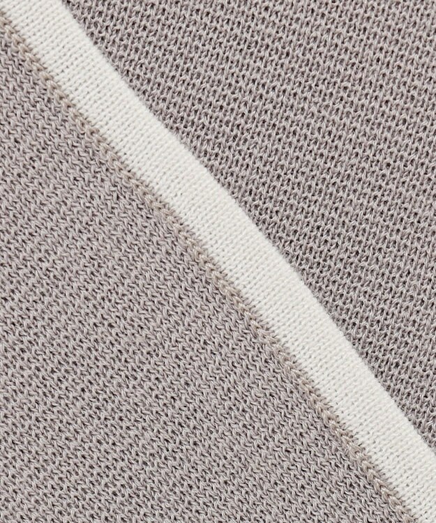 自由区 【XSサイズ～/洗える/セット着用可】ドライコットンハイゲージ ニットライトアウター ベージュ系