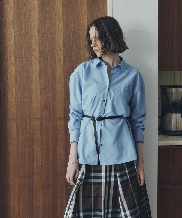 YECCA VECCA ロングシャツ Blue