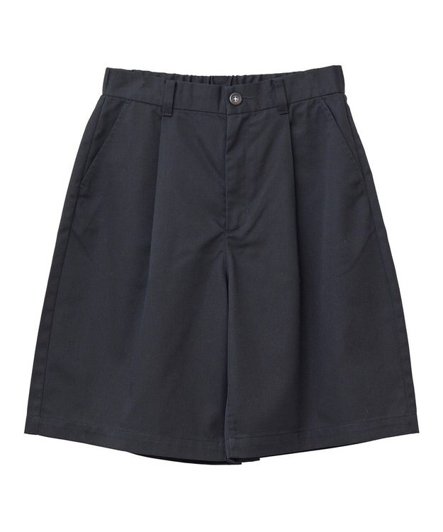 AMERICAN HOLIC ワンタックハーフパンツ Black