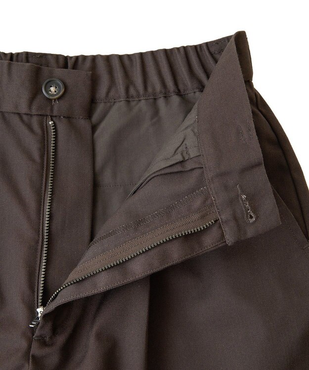 AMERICAN HOLIC ワンタックハーフパンツ Brown