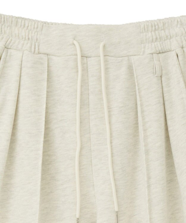 earth music&ecology センターシームタックスウェットパンツ Oatmeal