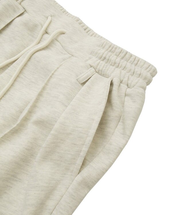 earth music&ecology センターシームタックスウェットパンツ Oatmeal