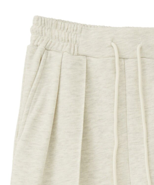 earth music&ecology センターシームタックスウェットパンツ Oatmeal